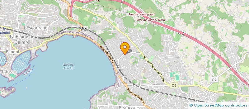 localisation de l'entreprise SCI DE CONSTRUCTION VENTE LA MORVENEDE  SANARY-SUR-MER