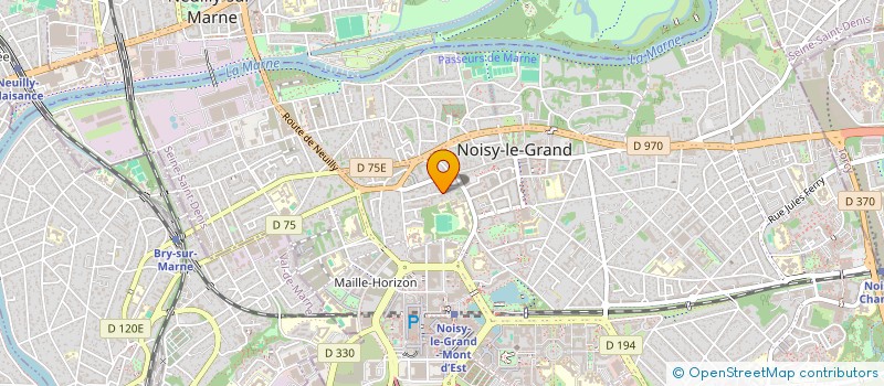 localisation de l'entreprise SCI DE CONSTRUCTION VENTE MAEVA à NOISY-LE-GRAND