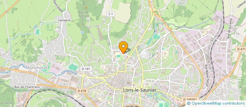 localisation de l'entreprise SCI DE CONSTRUCTION VENTE MONTENAY  LONS-LE-SAUNIER