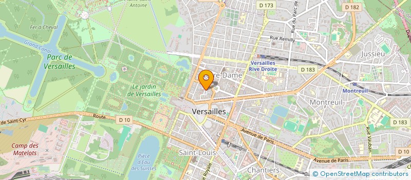 localisation de l'entreprise SCI DE CONSTRUCTION VENTE PORTE SUD à VERSAILLES
