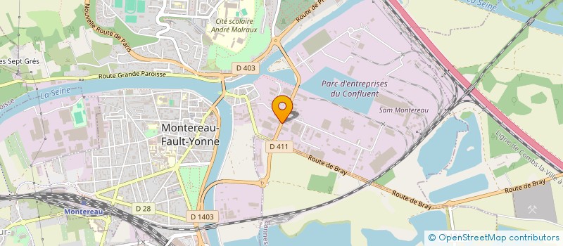 localisation de l'entreprise SCI DE CONSTRUCTION VENTE SAINT MARTIN à MONTEREAU-FAULT-YONNE