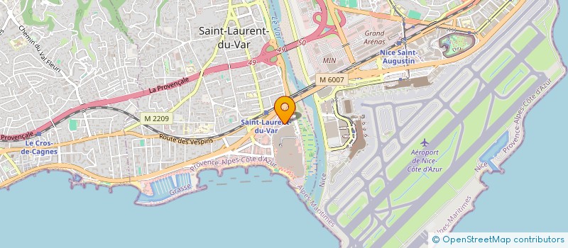 localisation de l'entreprise SCI DE CONSTRUCTIONS RASTINES VILLAGE  SAINT LAURENT DU VAR