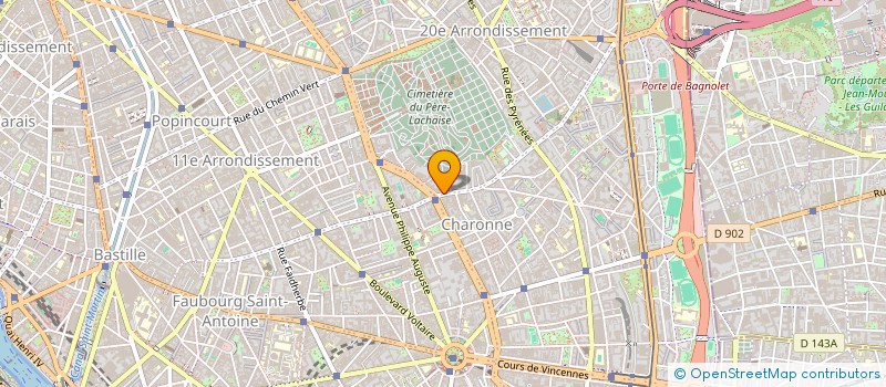 localisation de l'entreprise SCI DE CONTRUCTION-VENTE ALEXANDRE DUMAS à PARIS