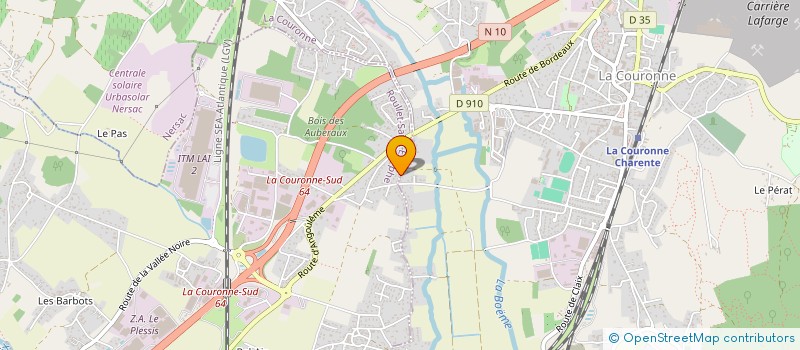 localisation de l'entreprise SCI DE CORAS  ROULLET-SAINT-ESTEPHE