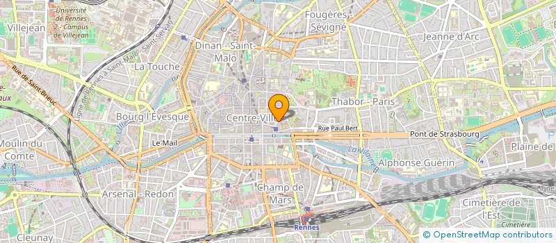 localisation de l'entreprise SCI DE CORBIERES  RENNES