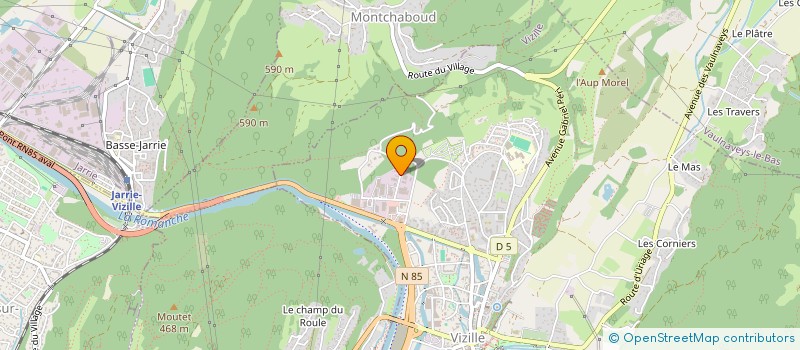 localisation de l'entreprise SCI DE CORNAGE  VIZILLE