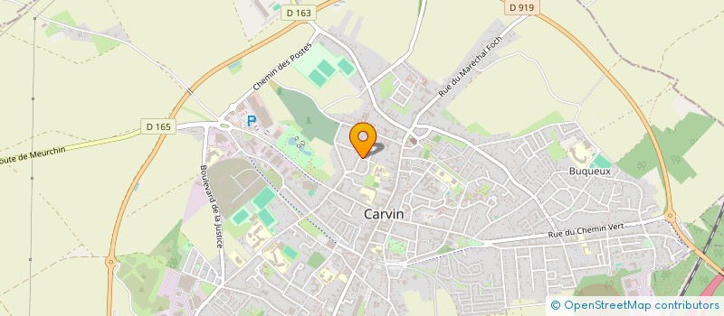 localisation de l'entreprise SCI DE CORNEILLE  CARVIN