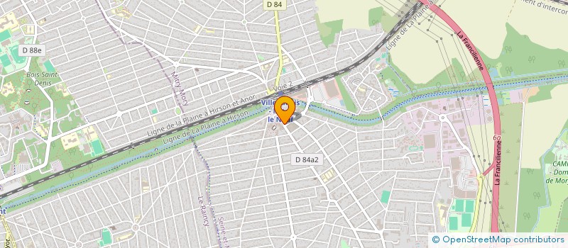 localisation de l'entreprise SCI DE CORNON  VILLEPARISIS