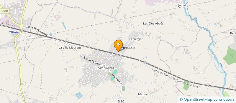 localisation de l'entreprise SCI DE CORNOUAILLE  RENNES