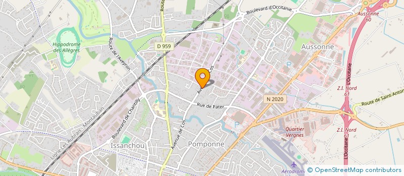 localisation de l'entreprise SCI DE COS  MONTAUBAN