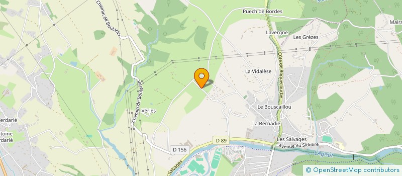 localisation de l'entreprise SCI DE COTE ROUSSE  CASTRES