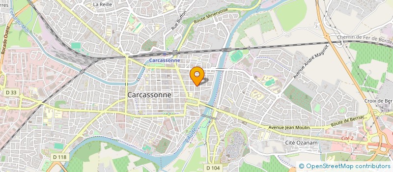 localisation de l'entreprise SCI DE COUBERTIN CARCA à CARCASSONNE