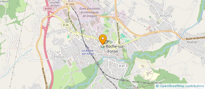 localisation de l'entreprise SCI DE COUDREE  LA ROCHE-SUR-FORON