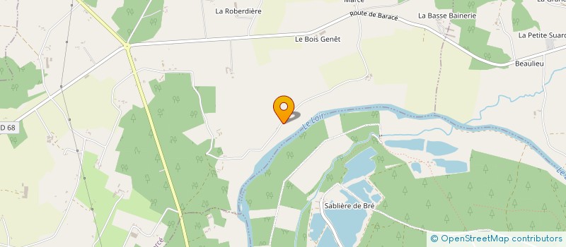 localisation de l'entreprise SCI DE COUE à TIERCE