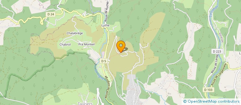 localisation de l'entreprise SCI DE COULENS  CHASSIERS