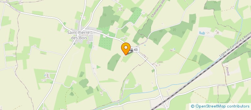 localisation de l'entreprise SCI DE COUR A JARDIN  SAINT-PIERRE-DES-BOIS