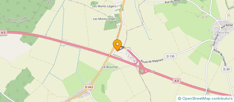 localisation de l'entreprise SCI DE COURBOIMONT  MAGNANT