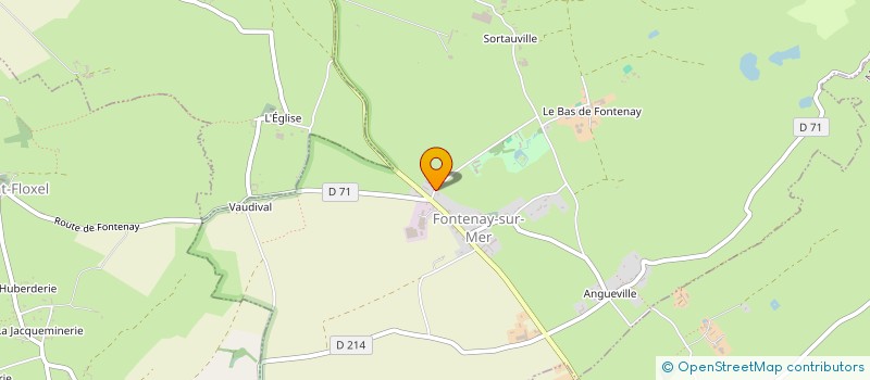 localisation de l'entreprise SCI DE COURCY  FONTENAY-SUR-MER