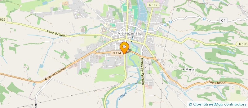 localisation de l'entreprise SCI DE COURS PORTAL à VIC-FEZENSAC