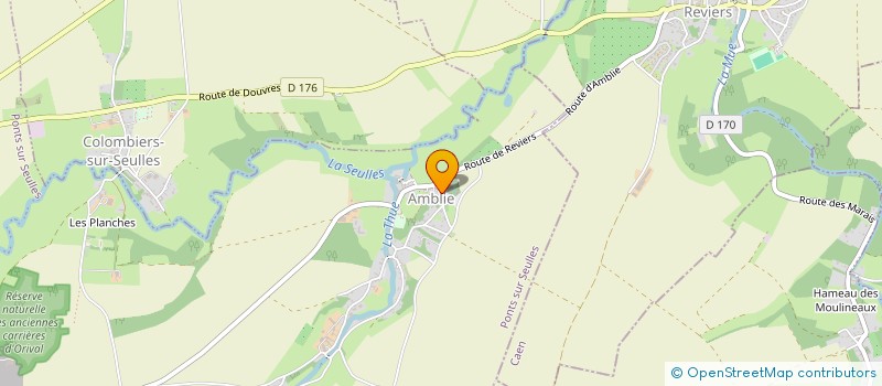 localisation de l'entreprise SCI DE COURSEULLES  PONTS SUR SEULLES