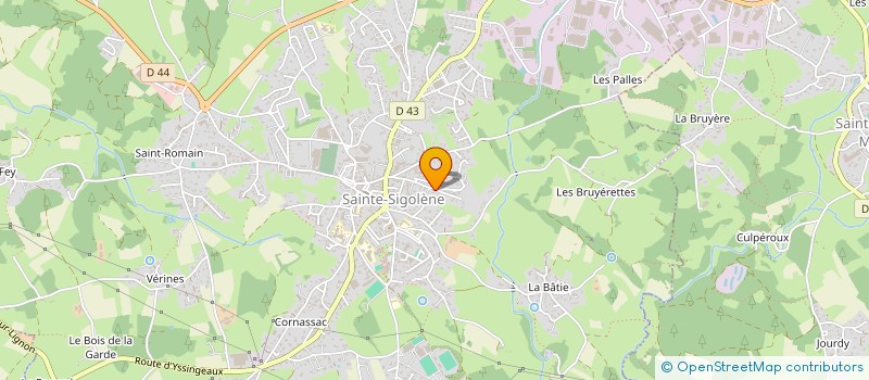 localisation de l'entreprise SCI DE COURTANNE à SAINTE-SIGOLENE