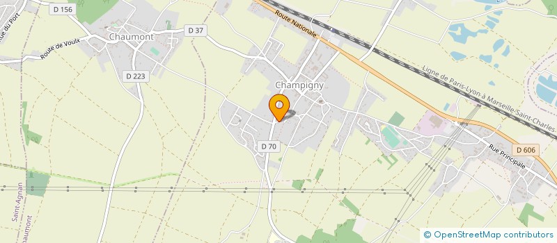 localisation de l'entreprise SCI DE COURTICIVERT à CHAMPIGNY