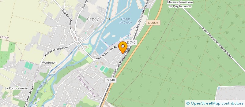 localisation de l'entreprise SCI DE COURTY GUY à CEPOY