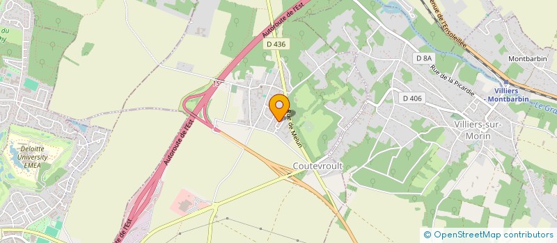 localisation de l'entreprise SCI DE COUTEVROULT  PARIS