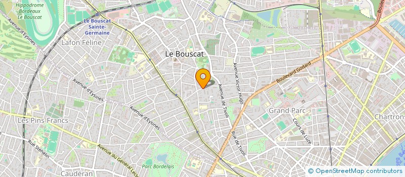 localisation de l'entreprise SCI DE COUVEYRE  LE BOUSCAT