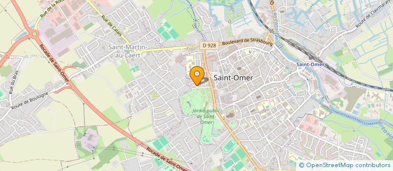 localisation de l'entreprise SCI DE CRAENE  SAINT-OMER