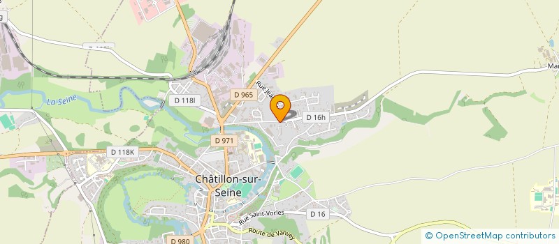 localisation de l'entreprise SCI DE CRAMONT  CHATILLON-SUR-SEINE