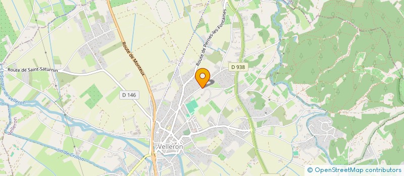 localisation de l'entreprise SCI DE CRILLON  VELLERON