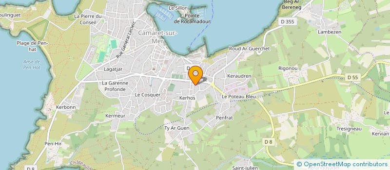 localisation de l'entreprise SCI DE CROAZ VARY  CAMARET-SUR-MER