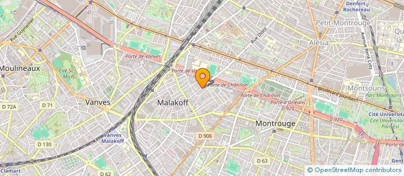 localisation de l'entreprise SCI DE CRUZILLE  MALAKOFF