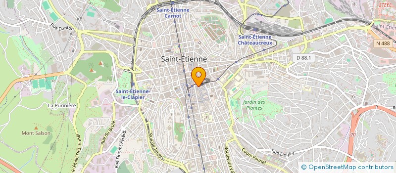 localisation de l'entreprise SCI DE CURAISE à SAINT-ETIENNE