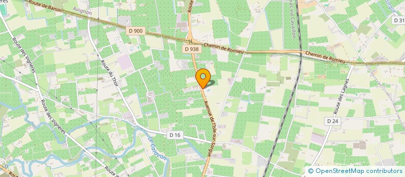 localisation de l'entreprise SCI DE CURE BOURSE  CAVAILLON