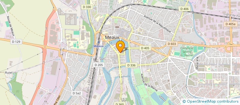localisation de l'entreprise SCI DE D AULNOY à MEAUX