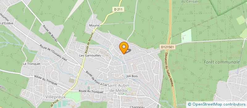 localisation de l'entreprise SCI DE DADOU  SAINT-AUBIN-DE-MEDOC