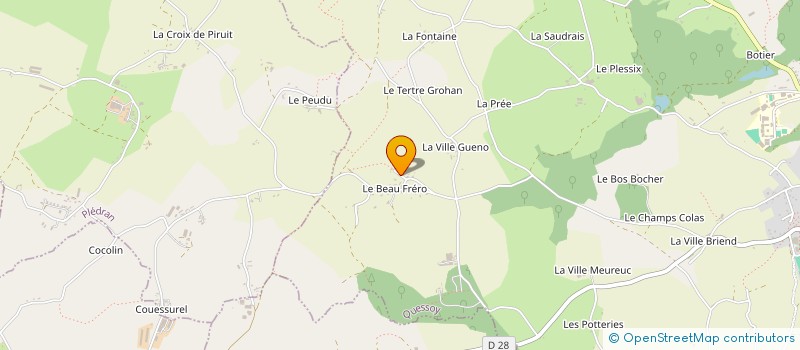 localisation de l'entreprise SCI DE DAHOUET à QUESSOY