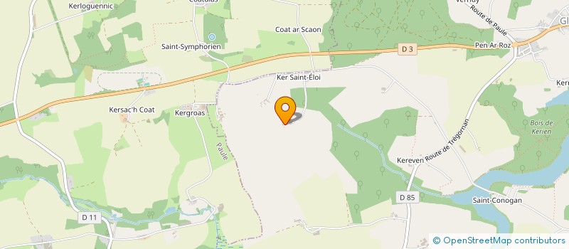 localisation de l'entreprise SCI DE DALUMA  PLOUNEVEZ QUINTIN