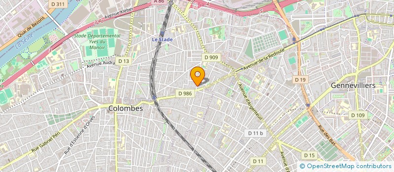 localisation de l'entreprise SCI DE DAP à COLOMBES