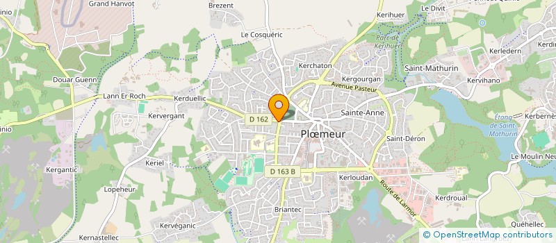 localisation de l'entreprise SCI DE DE KERAGAN à PLOEMEUR