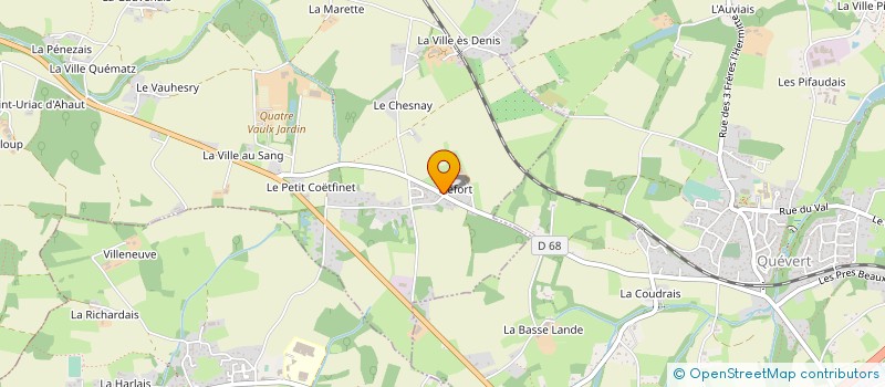 localisation de l'entreprise SCI DE DE TREFORT  CORSEUL