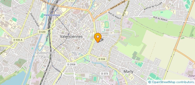 localisation de l'entreprise SCI DE DECKER  VALENCIENNES