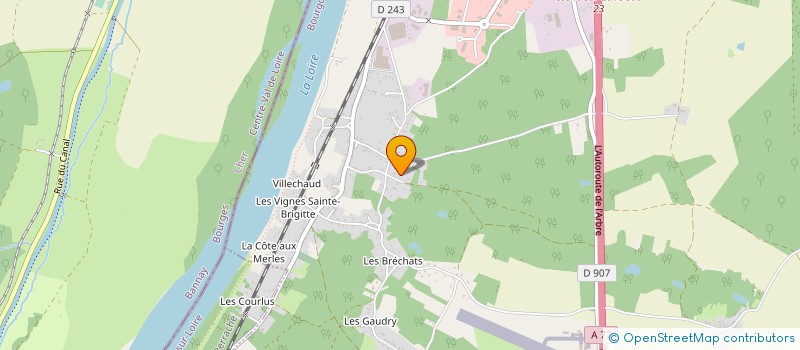 localisation de l'entreprise SCI DE DELNIC à COSNE-COURS-SUR-LOIRE