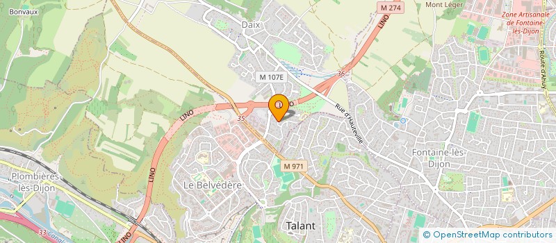 localisation de l'entreprise SCI DE DENNEVY VIGNY  DAIX