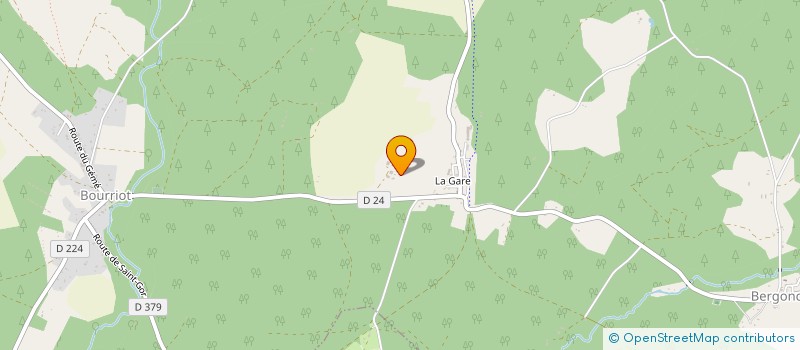 localisation de l'entreprise SCI DE DESTAILLATS  BOURRIOT-BERGONCE