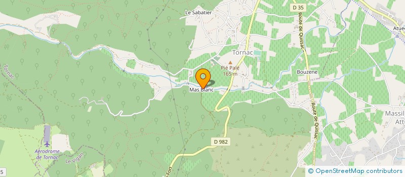 localisation de l'entreprise SCI DE DEUX A CINQ  TORNAC