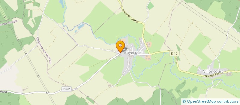 localisation de l'entreprise SCI DE DIEUFONTAINE  BAYECOURT