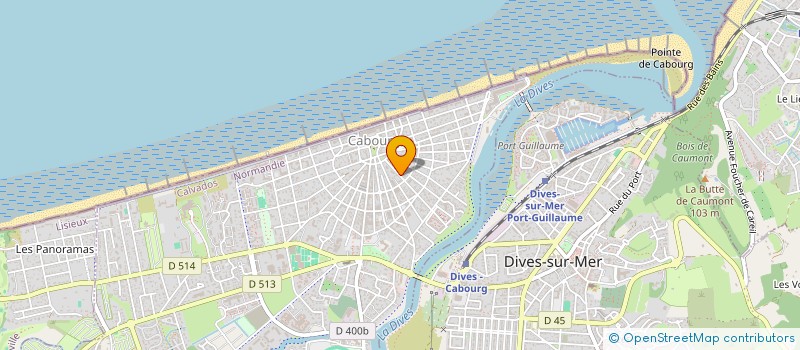 localisation de l'entreprise SCI DE DION BOUTON à CABOURG